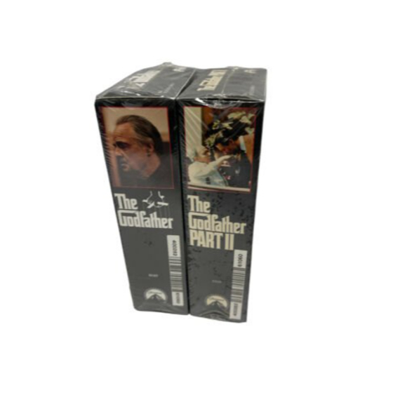 The Godfather Part 1 & 2 VHS Release 8049 8459 NEW & Sealed Watermarked HTF - Picture 4 of 6